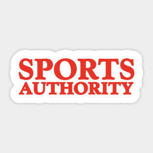 Sports Authority Sticker